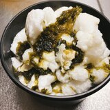 ふわふわ♪あおさ淡雪豆腐